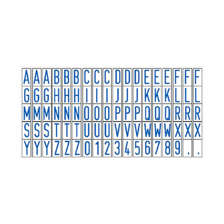 Касса букв Colop Type Set СL/P латинские буквы/цифры/знаки шрифт 6 мм