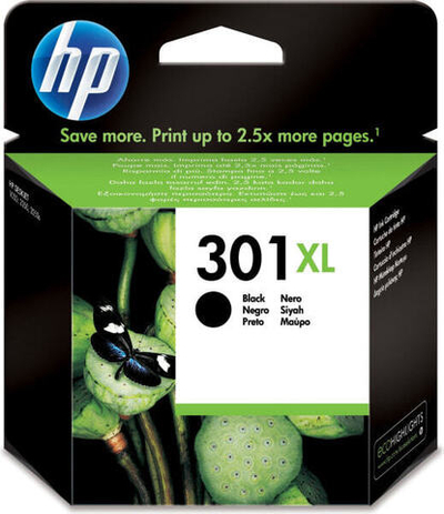 Картридж струйный Подлинный Черный HP 301XL Black Ink Cartridge  CH563EE#301