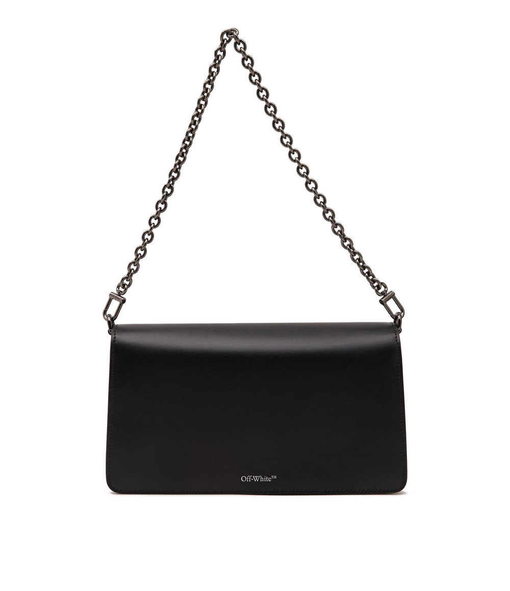 Кожаная сумка через плечо OFF-WHITE - черный(OWNN173S 24LEA002)