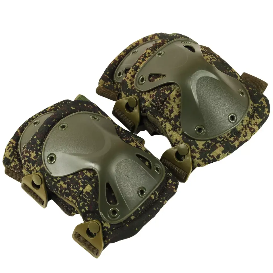 Наколенники и налокотники Х-тип (зеленая цифра)