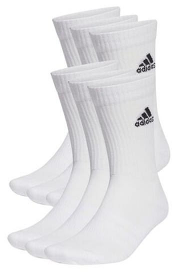 Теннисные носки Adidas Cushioned Sportswear Crew Socks 6P - белый