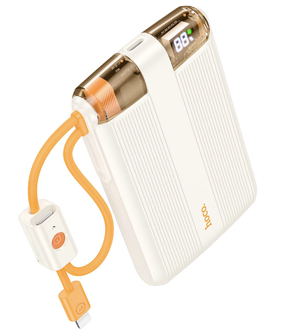 Внешняя АКБ Hoco J127 10000mAh Two Cable