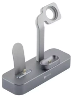 Док станция 3 в 1 Base 19 iPhone/Apple Watch/AirPod (CS7201-GY) Gray COTEetCI