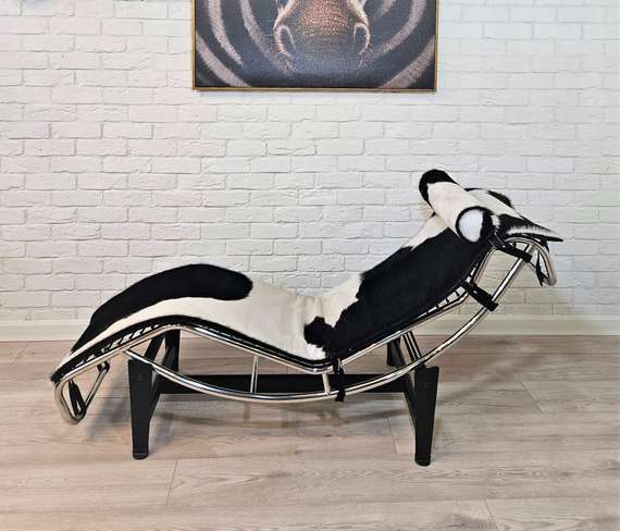 Кресло-шезлонг Chaise Lounge, натуральная шкура пони