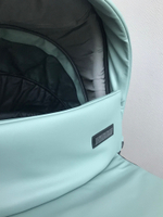 Коляска детская Peppy Zoom 2 в 1 (01) Черная экокожа / Мята экокожа