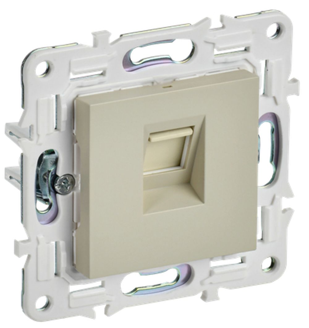 SKANDY Розетка компьютерная RJ45 кат.5E SK-K01B бежевый IEK