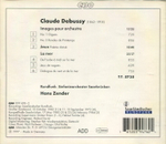 Hans Zender, Rundfunk-Sinfonieorchester Saarbrucken / Claude Debussy: Images 1 & 3, Jeux, La Mer (CD)
