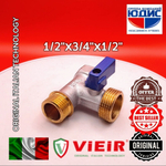 Кран трёхпроходной ViEiR 1/2 х 3/4 х 1/2