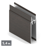 ЭКО Рамка нижняя двери (5,40 м) венге темный (ПВХ) (AE0331) Aristo (Out)