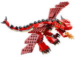 LEGO Creator: Огнедышащий дракон 31032 — Red Creatures — Лего Креатор Творец Создатель