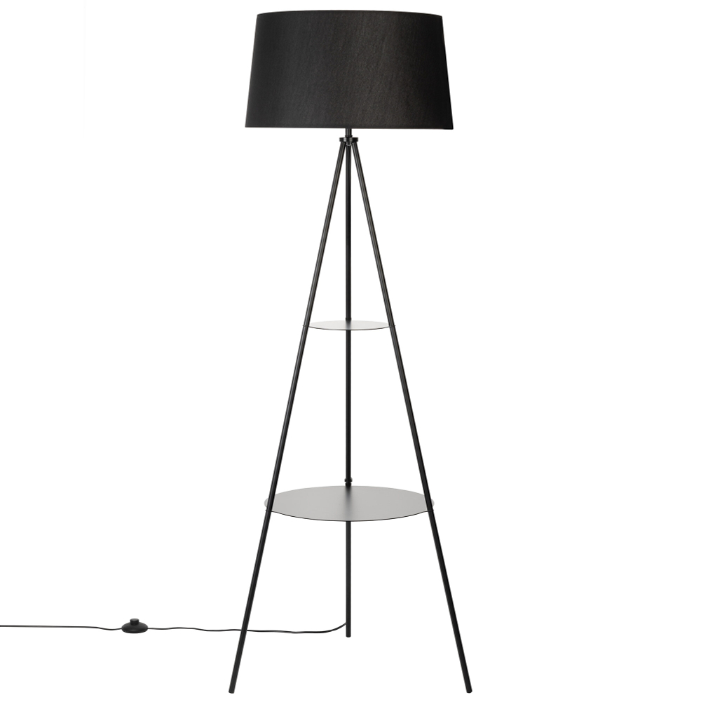 Citilux Рейнер CL806021 Торшер со столиком Чёрный