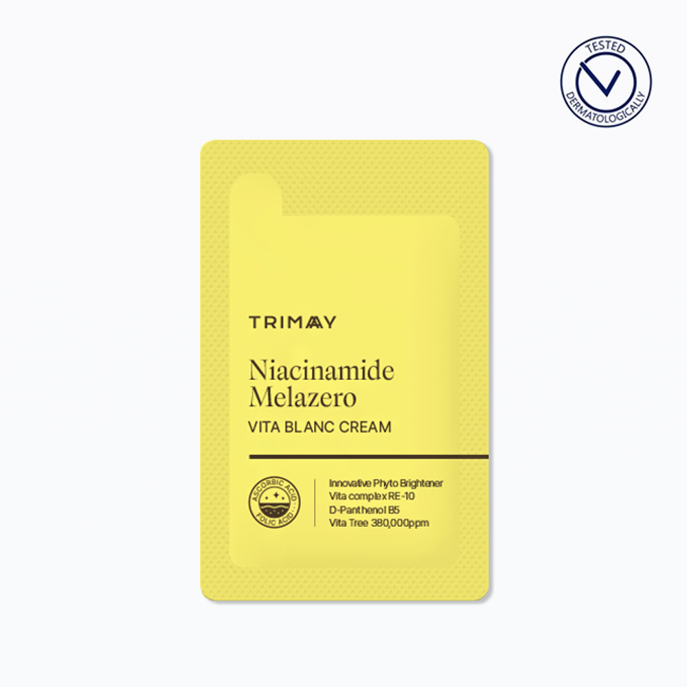 ПРОБНИК TRIMAY Niacinamide Melazero Vita Blanc Cream(1 мл) желтый