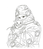 Lovely Dogs. Coloring book