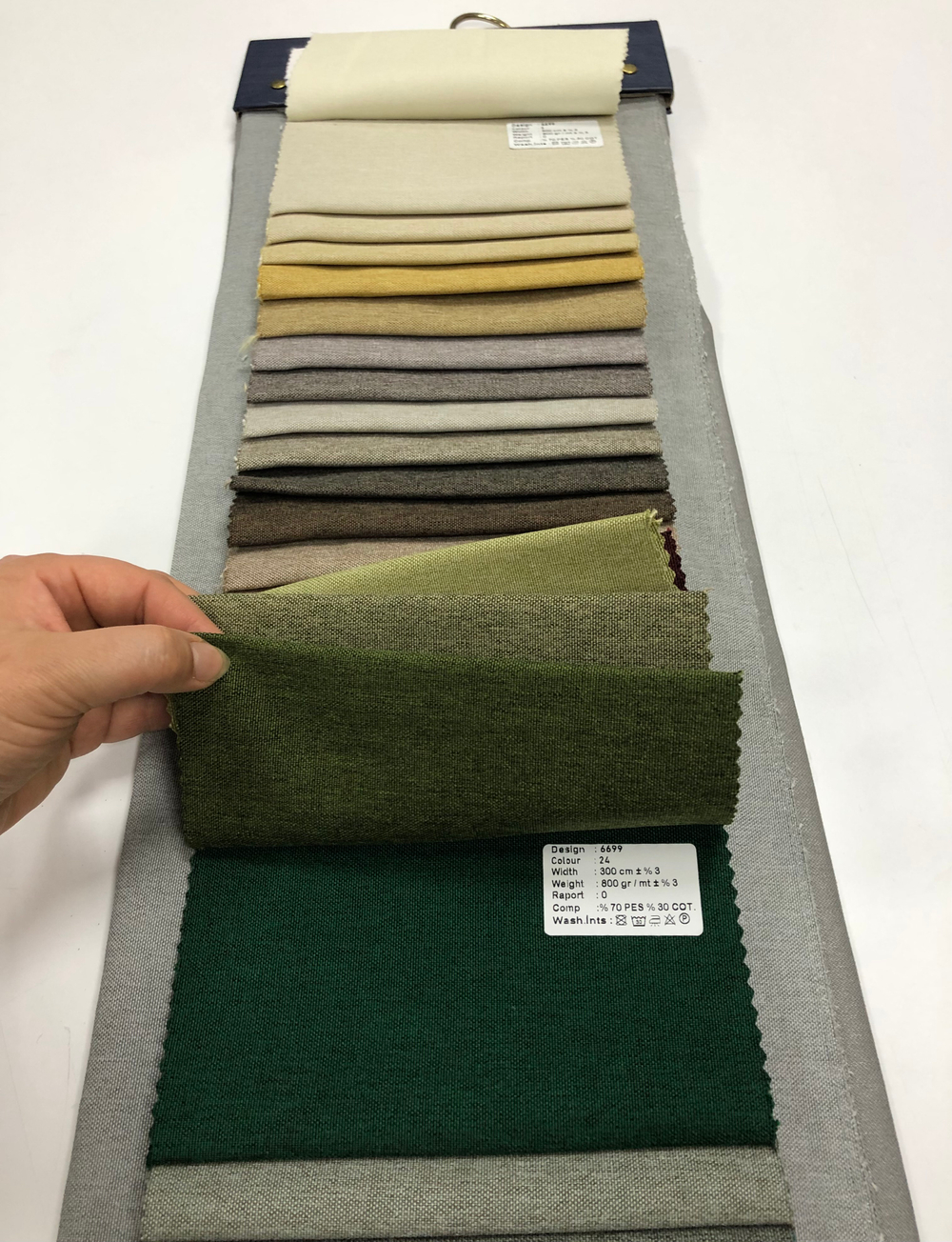 Портьерная ткань лен Megara арт. 6699