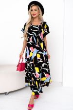 Платье Магия лета (черный) Р11-867/29 Nikol