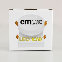 Citilux Вега CLD53K10W LED Встраиваемый квадратный светильник