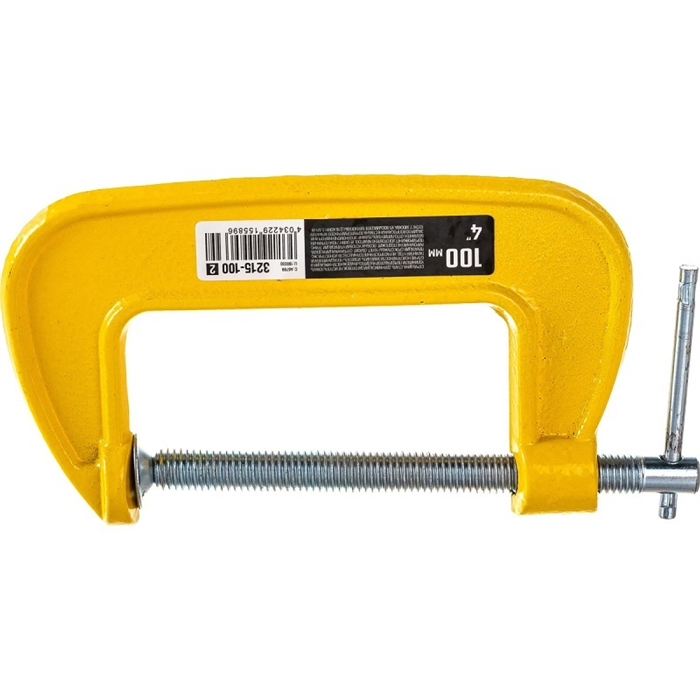 Струбцина G-образная 100 мм Stayer