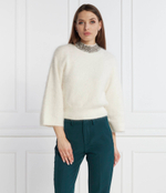 Хлопковый свитер Liu Jo - белый(CF3071 MA97L)