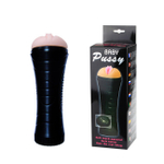 Мастурбатор-вагина в форме фонарика Baby Pussy (Цвет: телесный с черным)