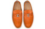 LOUIS VUITTON Hockenheim Moccasin Shoes "Orange"