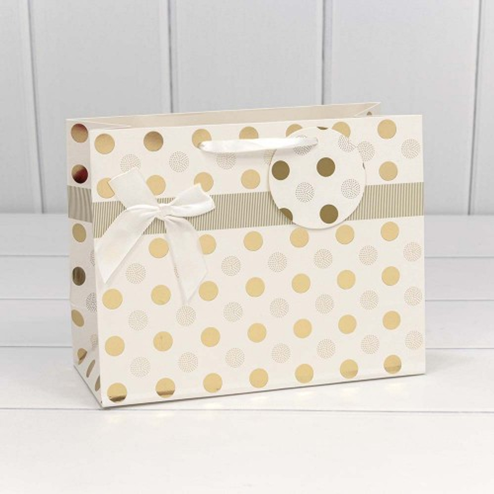 Пакет подарочный 23х18х10см "Леди" с тиснением (Микс)