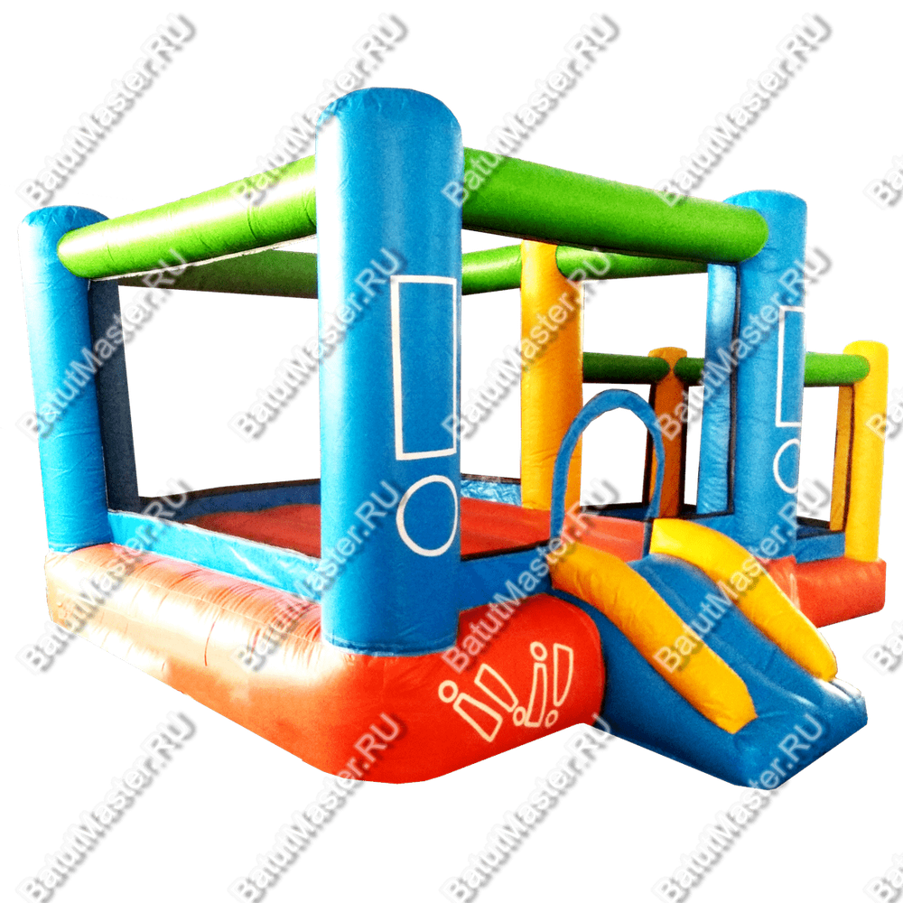 Надувной батут "Кубик" 4*4*2,5 м