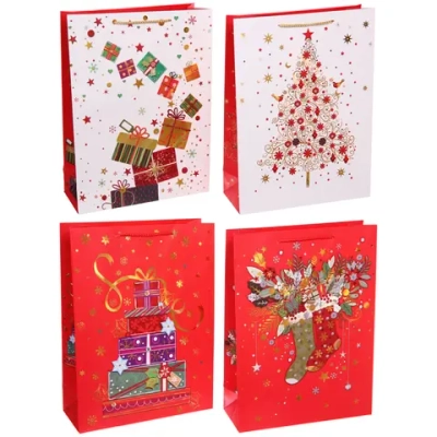 Пакет подарочный «Волшебный год» 31*42*12 см, микс