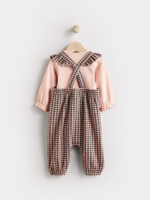 Комбинезон и боди в комплекте для малышей Next Q94-868, Бежевый, Розовый