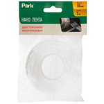 Скотч 2-х сторонний многоразовый прозрачный, 5м ширина 1см