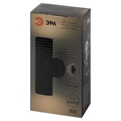 Декоративная подсветка ЭРА WL46 BK MR16 GU10 12Вт черный IP20 для интерьера стен фасадов зданий | Фасадная декоративная подсветка