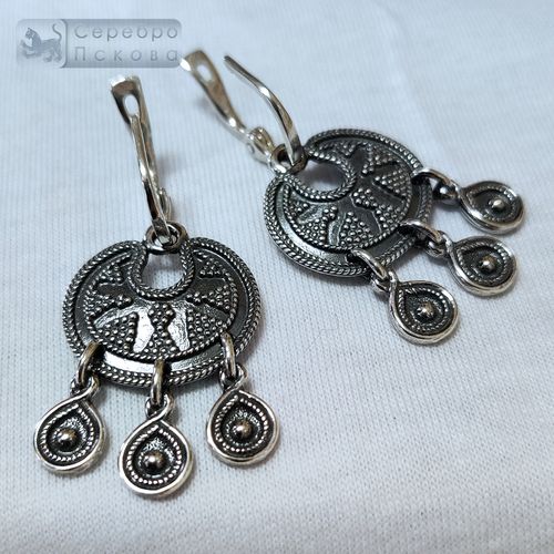 Серьги "Изборской принцессы"