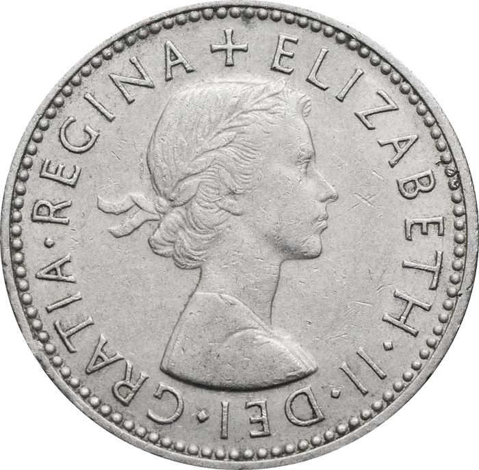 1 шиллинг 1965 Великобритания (Английский герб) XF