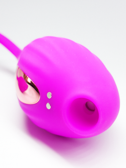 Вибратор яйцо с клиторальной стимуляцией