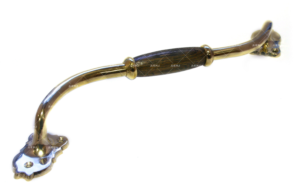 Старинная изогнутая 50 см ручка для парадных дверей