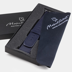 Ремешок для Apple Watch 40/41/42 mm из кожи теленка,  цвета индиго