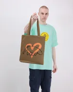 Шоппер ANTEATER Heart Хаки