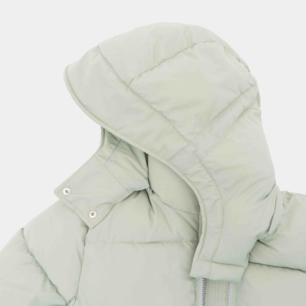 Пуховик Меч FW24 Puffer Basic Green Slate светло-серый