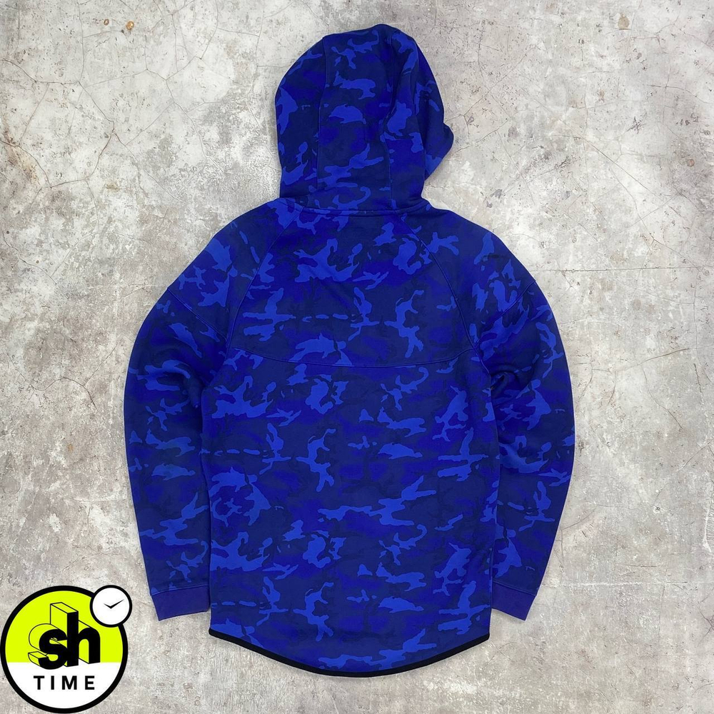 Кофта Nike TechFleece Blue Hoodie