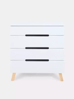 Комод пеленальный Rant Indy Pro 800/4 с органайзером Cloud white