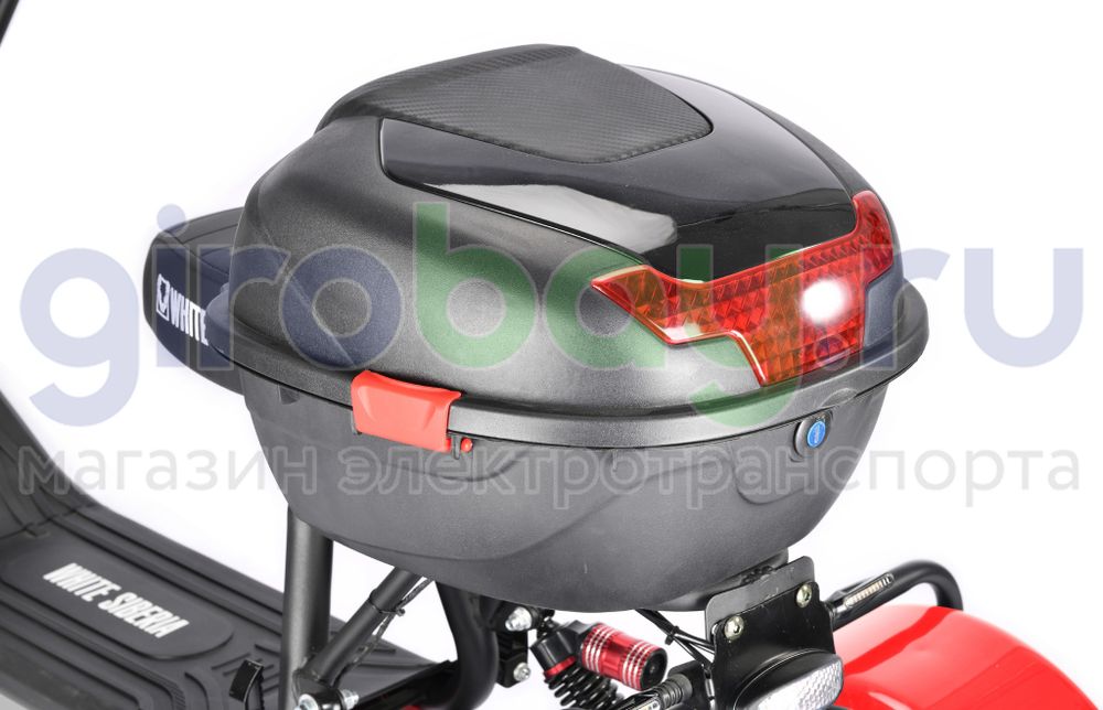 Электроскутер WHITE SIBERIA TRIKE MINI 1500W - Красный фото 18 фото №20