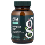 Gaia Herbs, листья базилика священного, 60 капсул Liquid Phyto-Caps®