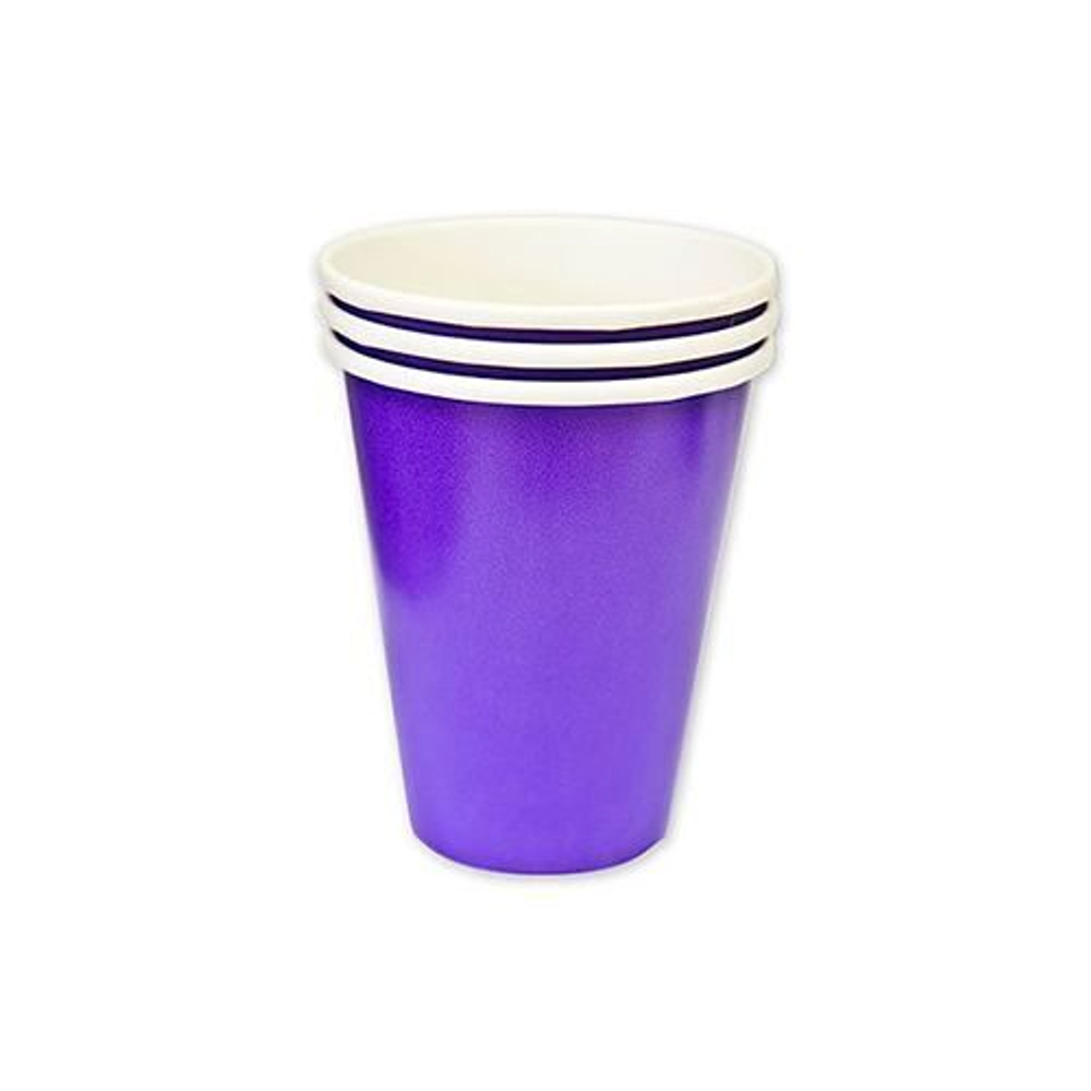 Стаканы фиолетовые Ночная фиалка, 8 штук