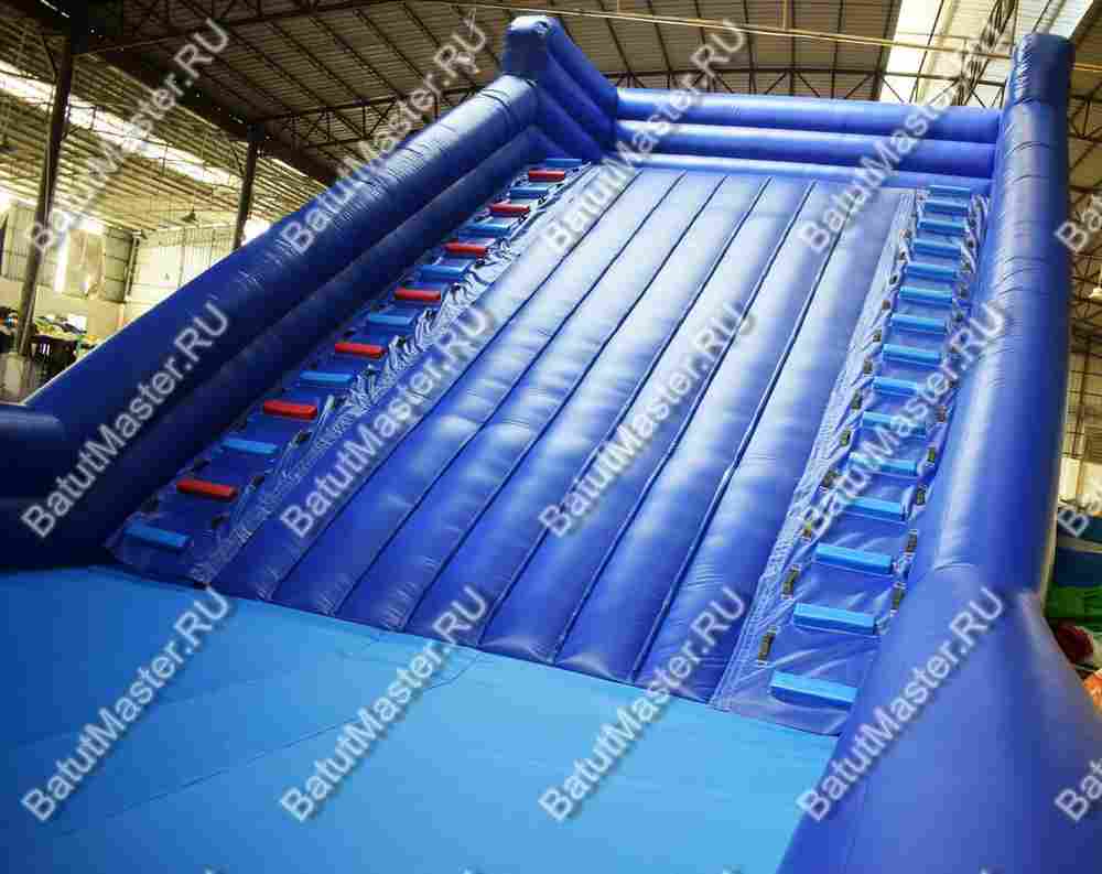Надувная горка для зорба "Синяя волна"