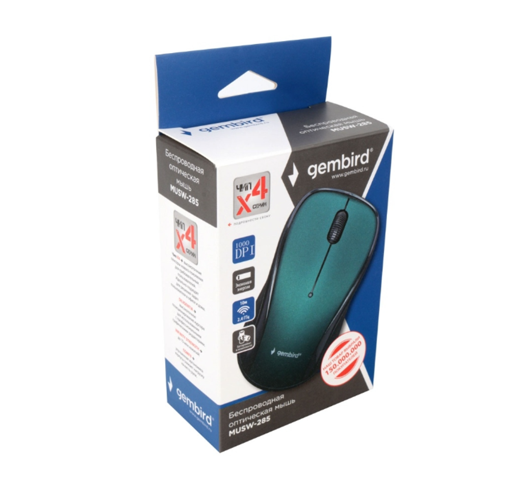 Мышь Gembird  MUSW-285 (беспроводная)