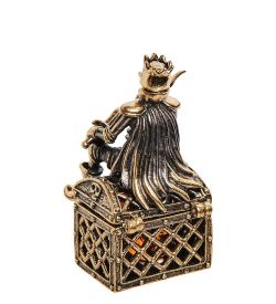 Народные промыслы AM-2705 Фигурка «Кащей Бессмертный» (латунь, янтарь)