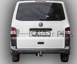 Фаркоп Лидер-плюс для Volkswagen Transporter/Caravelle/Multivan T5,T6 2003-2024 без выреза бампера. Тип шара: E. Нагрузки: 1500/100 кг, (без электрики в комплекте) - V111-E