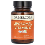 Dr. Mercola, липосомальный витамин C для детей, 30 капсул (125 мг в 1 капсуле)