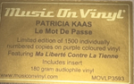Patricia Kaas / Le Mot De Passe (Limited Edition)(Coloured Vinyl)(LP)