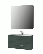 Тумба с раковиной Cezares TIFFANY 100 Verde opaco