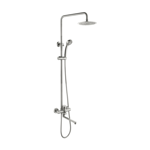 Штанга со смесителем и тропическим душем LEDEME L72403-1